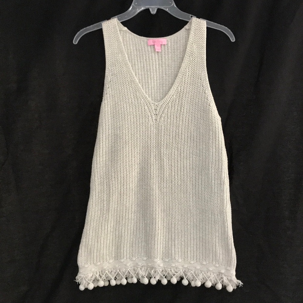 Lilly Pulitzer Jaya Metallic Sweater Top